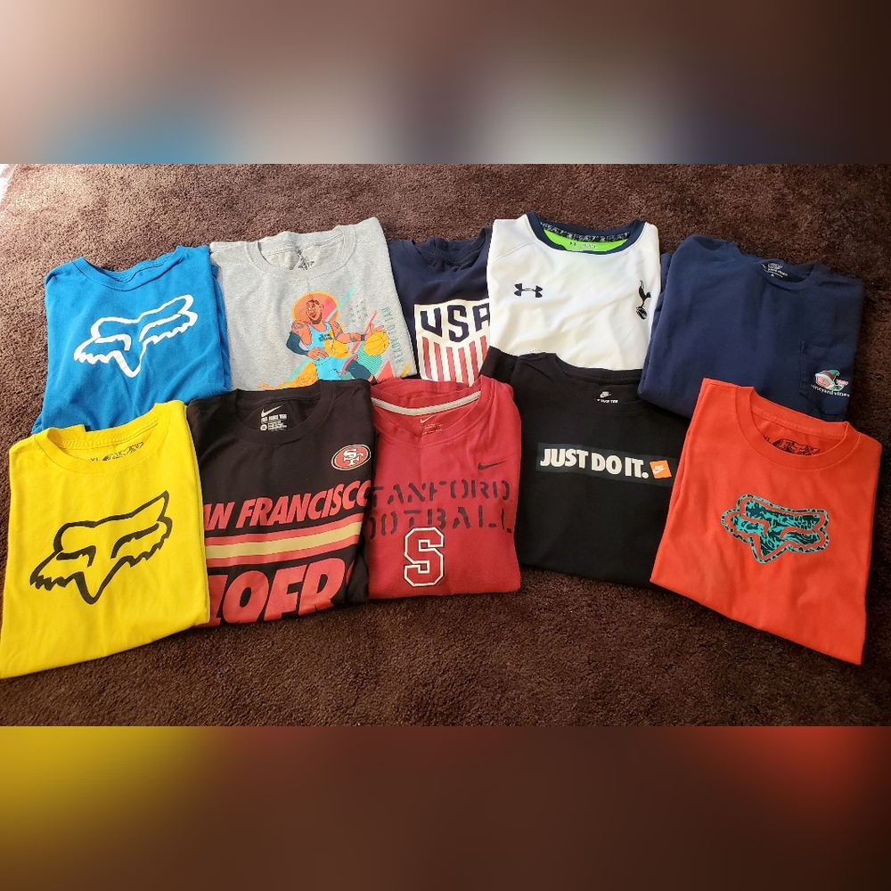 Lot of 10 Boys Shirts